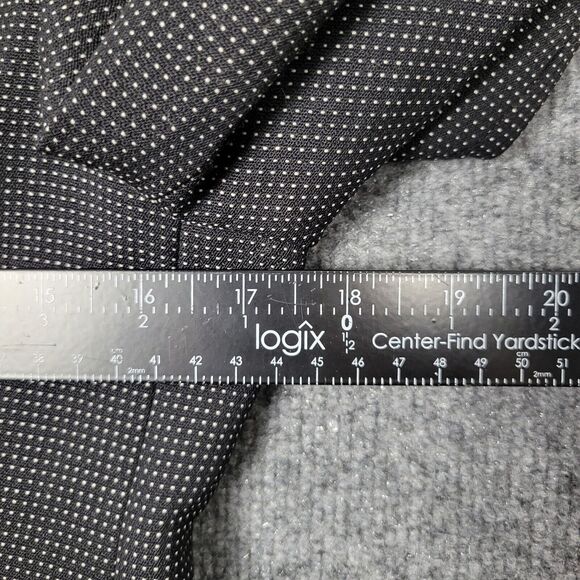 TED BAKER Black Dot 2 Button Lined Long Sleeve Wool Blazer Jacket SIZE 2 US 6 - Picture 9 of 13